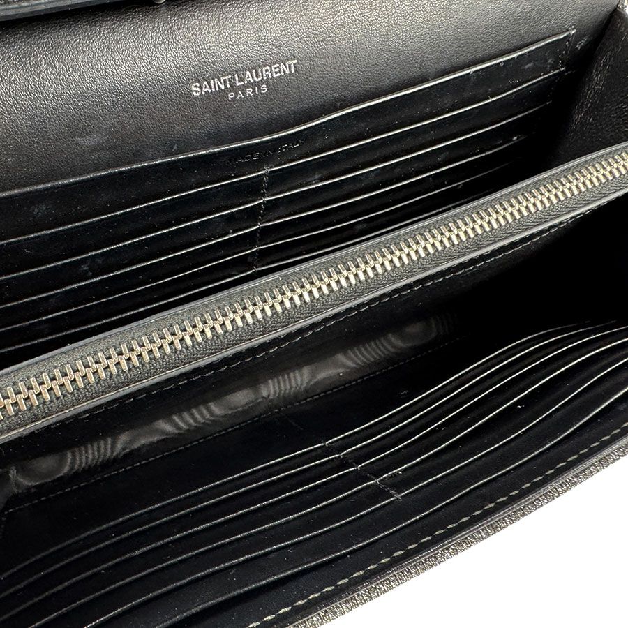 Saint Laurent Chain Shoulder Bag Black — view 5