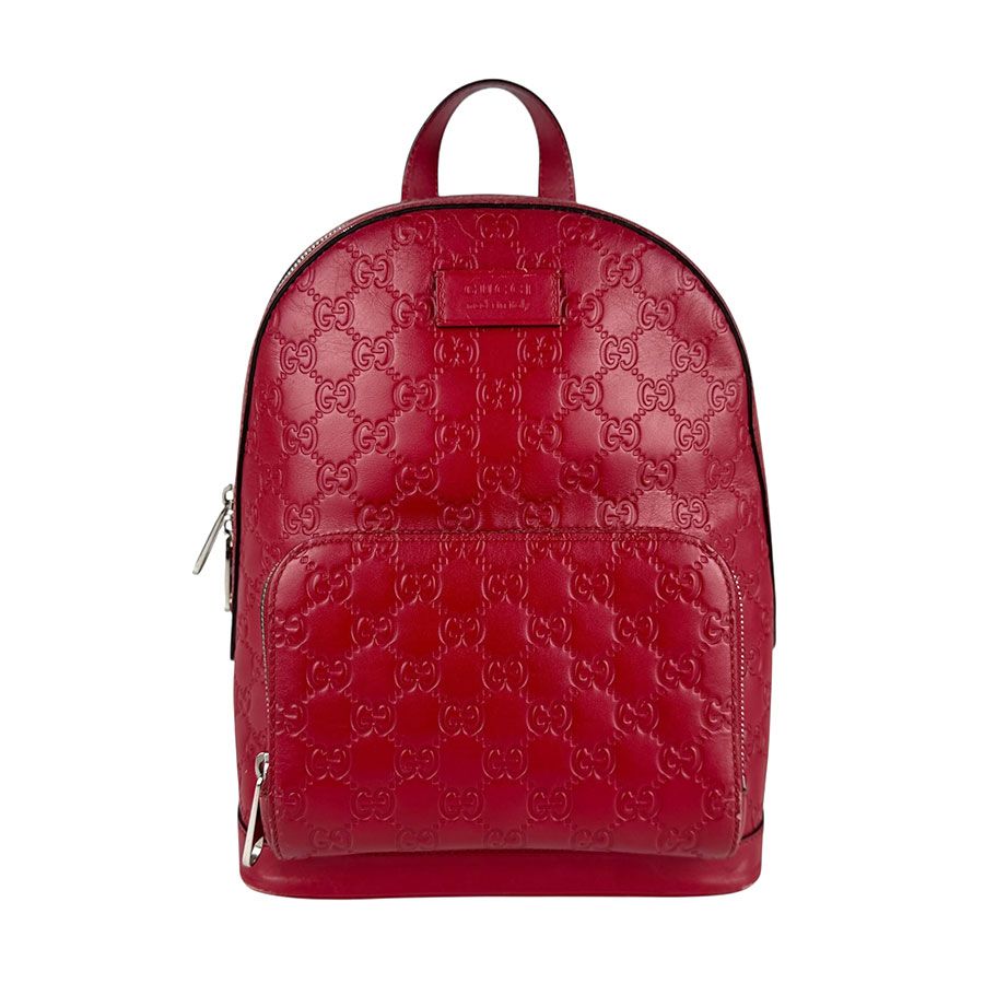 Gucci Backpack Guccissima Red