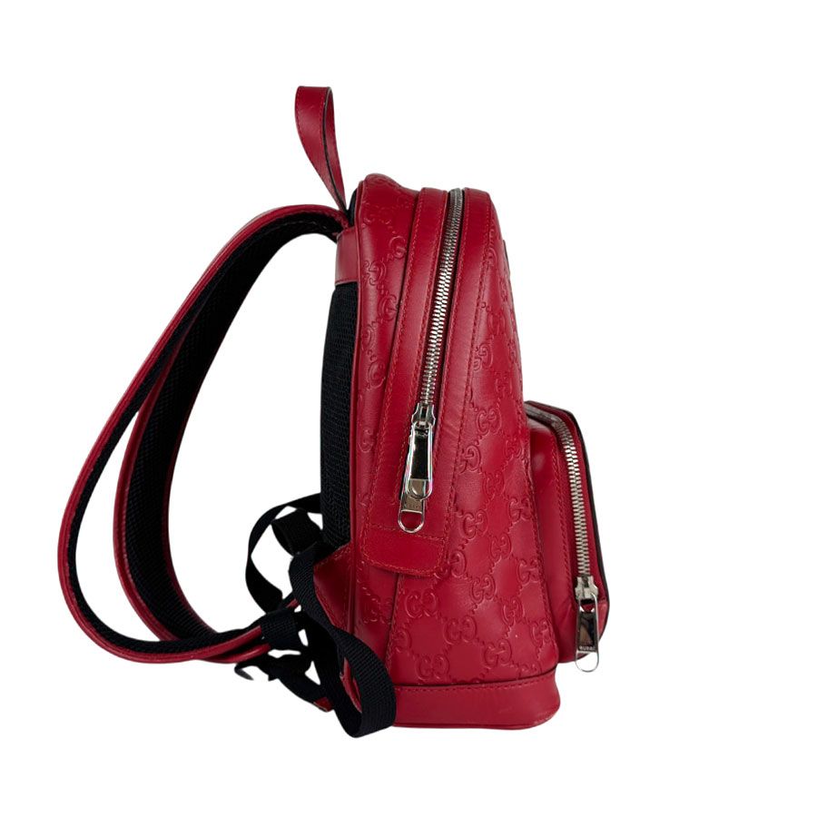 Gucci Backpack Guccissima Red — view 2