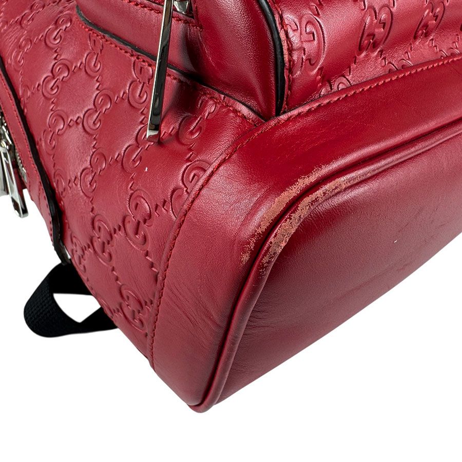 Gucci Backpack Guccissima Red — view 8