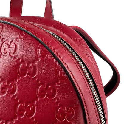 Gucci Backpack Guccissima Red — view 7