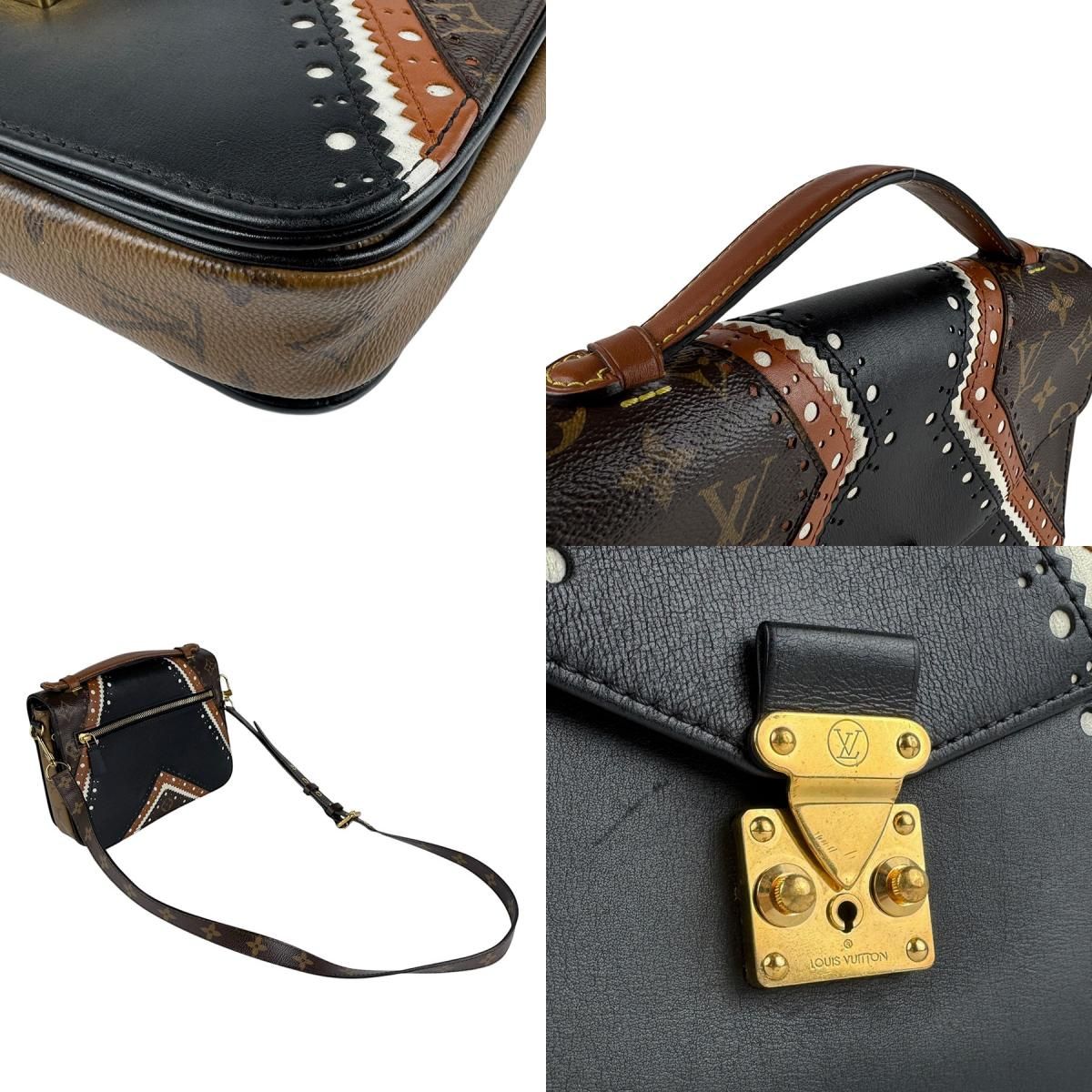Louis Vuitton Crossbody Shoulder Bag Monogram Pochette Metis MM — view 9