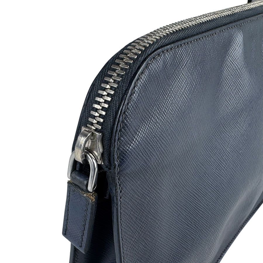 Prada Second Bag Vanity Bag Navy — view 7