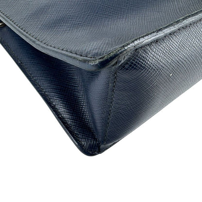 Prada Second Bag Vanity Bag Navy — view 9