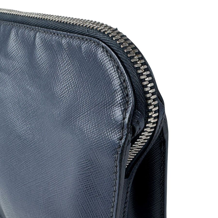 Prada Second Bag Vanity Bag Navy — view 8