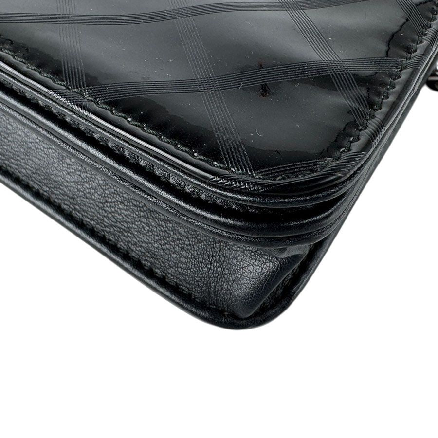 Chanel Chain Shoulder Bag Black — view 9