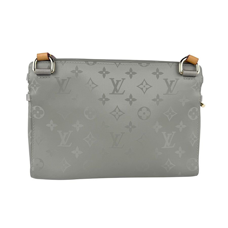 Louis Vuitton Shoulder Bag Monogram Titanium Messenger PM — view 3