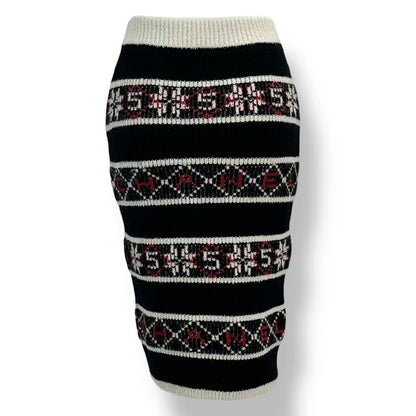 Chanel Skirt Cashmere Logo All Over Pattern Blend — view 2