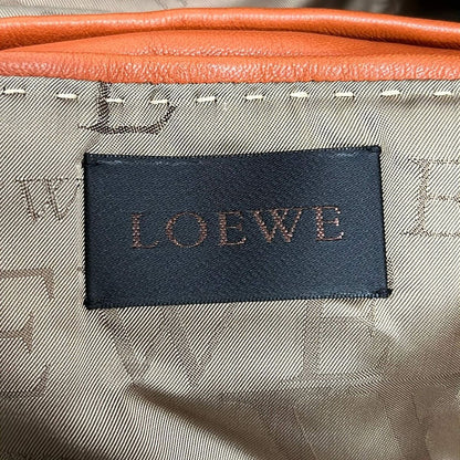Loewe Jacket 44 M Brown Long Sleeve Leather Spring Autumn — view 3