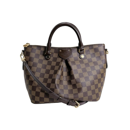 Louis Vuitton Damier 2-Way Bag Sienna PM Handbag Brown