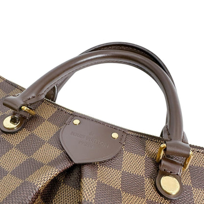 Louis Vuitton Damier 2-Way Bag Sienna PM Handbag Brown — view 9