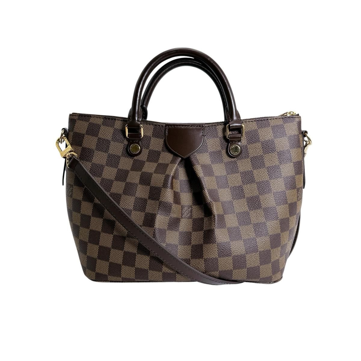 Louis Vuitton Damier 2-Way Bag Sienna PM Handbag Brown — view 2