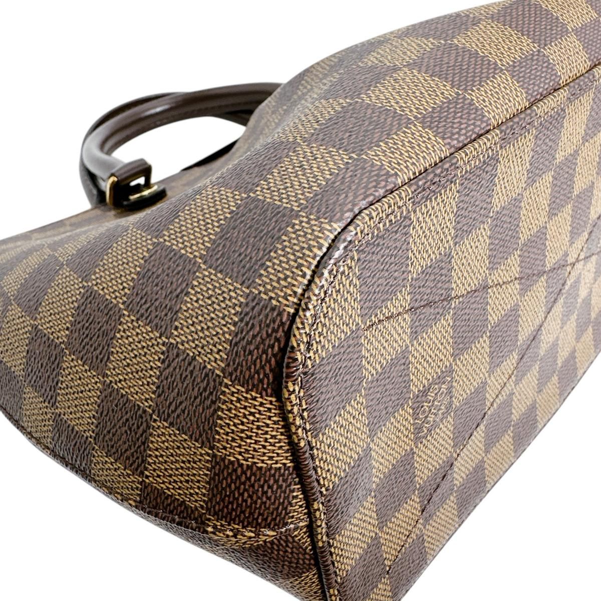 Louis Vuitton Damier 2-Way Bag Sienna PM Handbag Brown — view 6