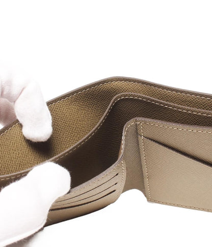 Louis Vuitton Bifold Wallet Portefeuille Multiple Taiga — view 9