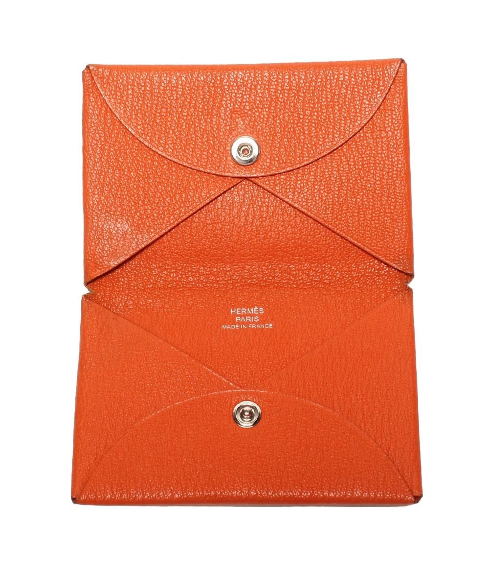 Hermes Card Case Silver Calvi — view 4
