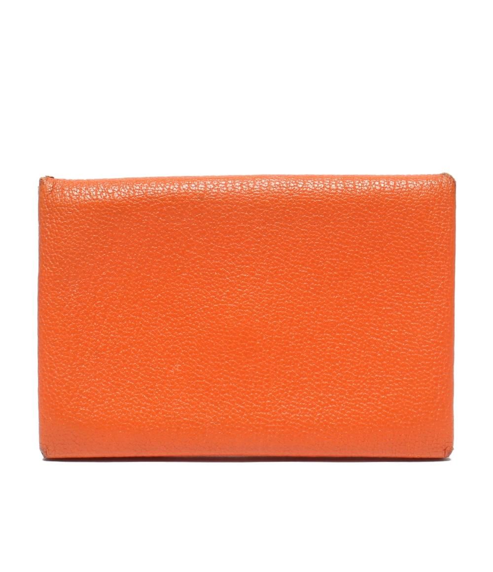 Hermes Card Case Silver Calvi