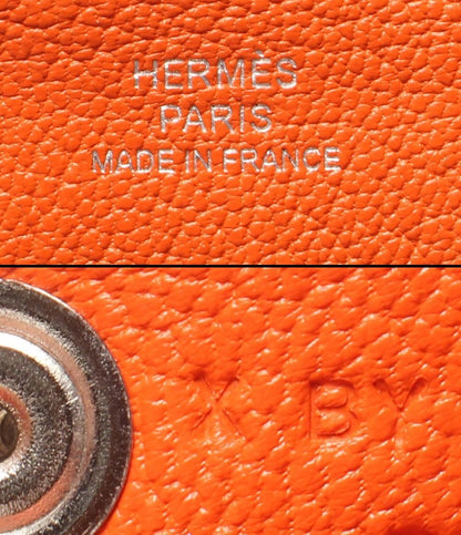 Hermes Card Case Silver Calvi — view 5