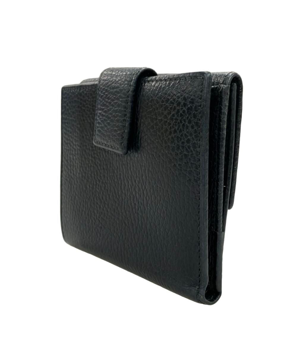 Gucci Double Hook Bifold Wallet Compact Leather GG Marmont — view 3