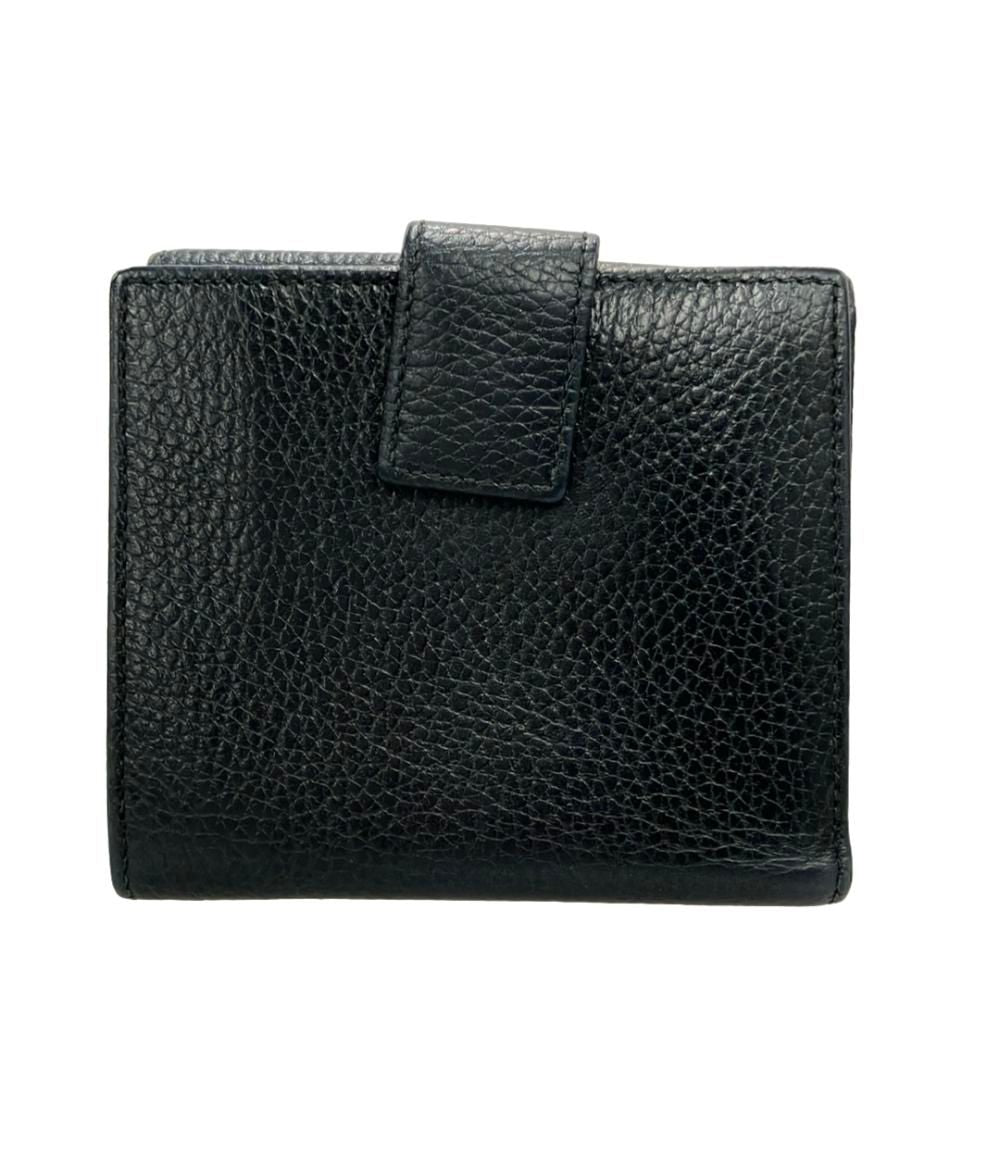 Gucci Double Hook Bifold Wallet Compact Leather GG Marmont — view 2