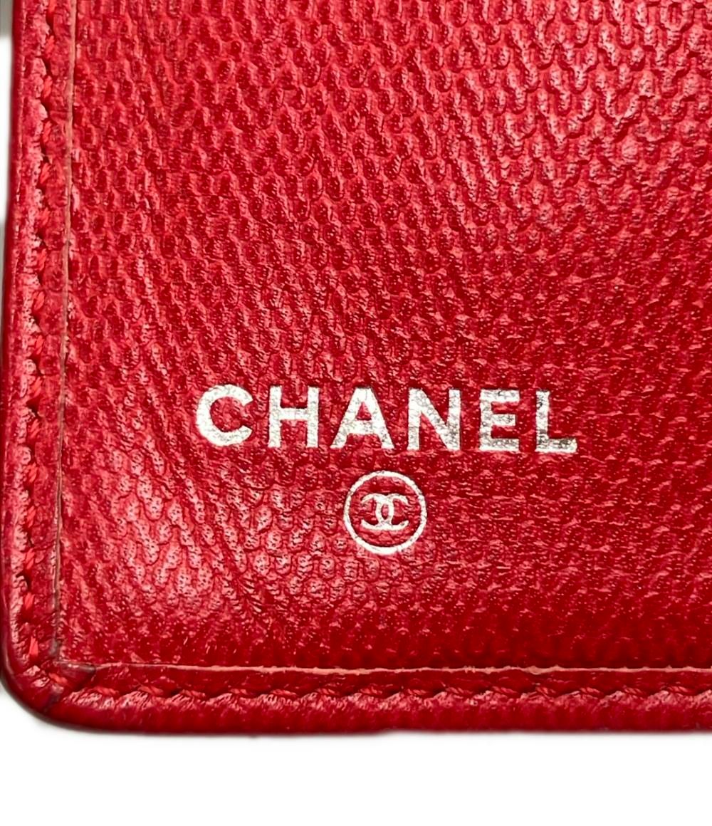 Chanel Wallet Leather CC Logo Silver — view 4