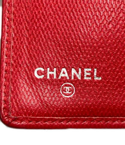 Chanel Wallet Leather CC Logo Silver — view 4