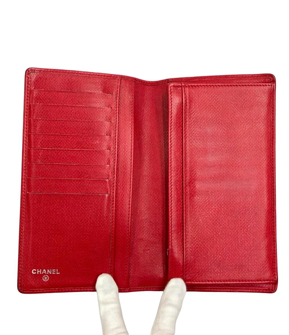 Chanel Wallet Leather CC Logo Silver — view 3