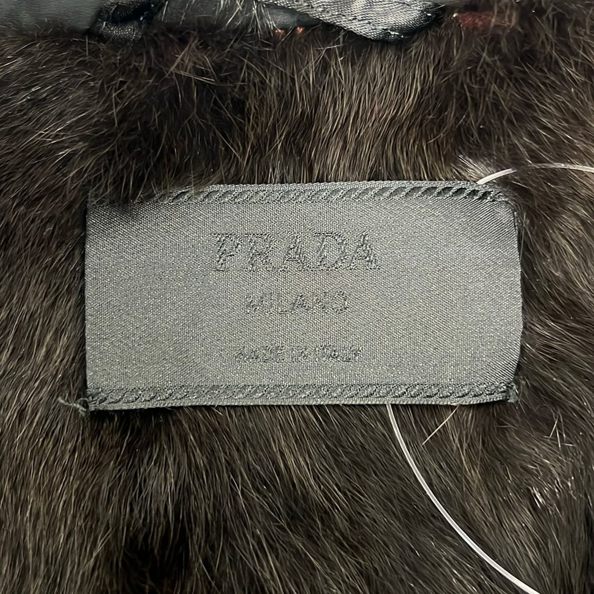Prada Vest L Black Fur — view 3
