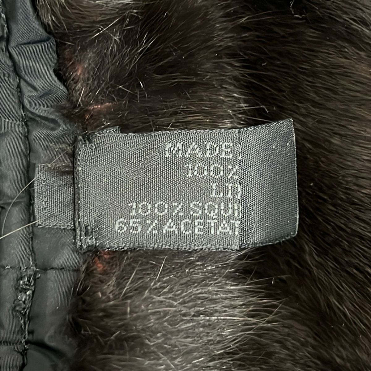 Prada Vest L Black Fur — view 4