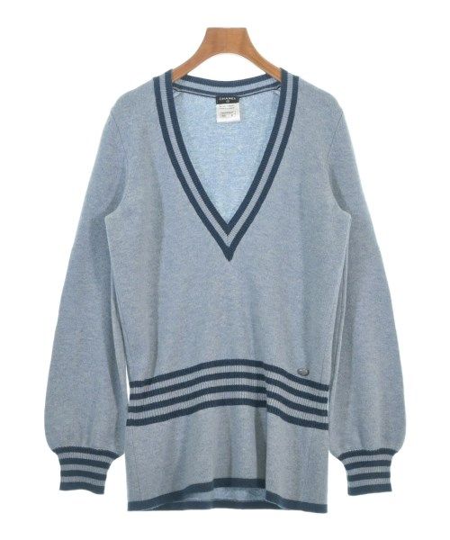 Chanel Knit Sweater Blue