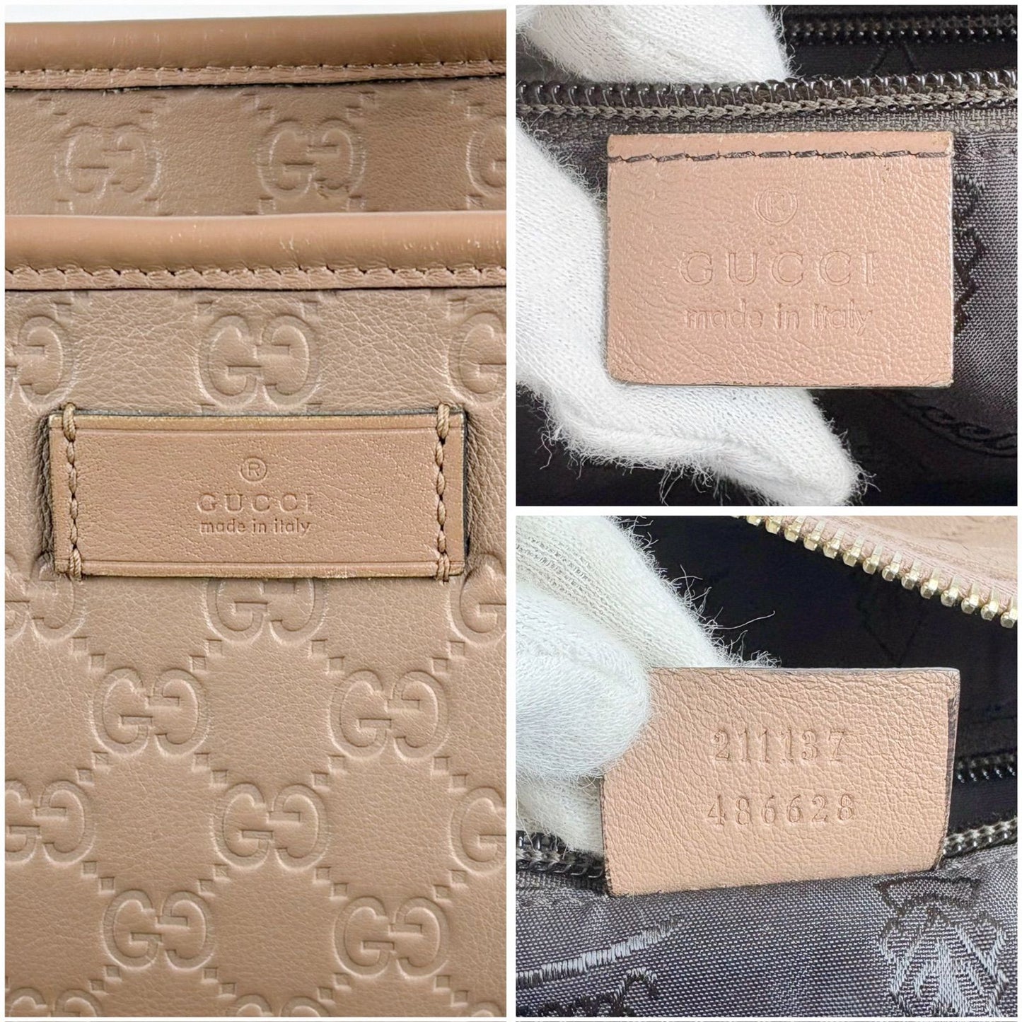 Gucci Marais the Tote Shoulder Bag Semi Pink Beige — view 8