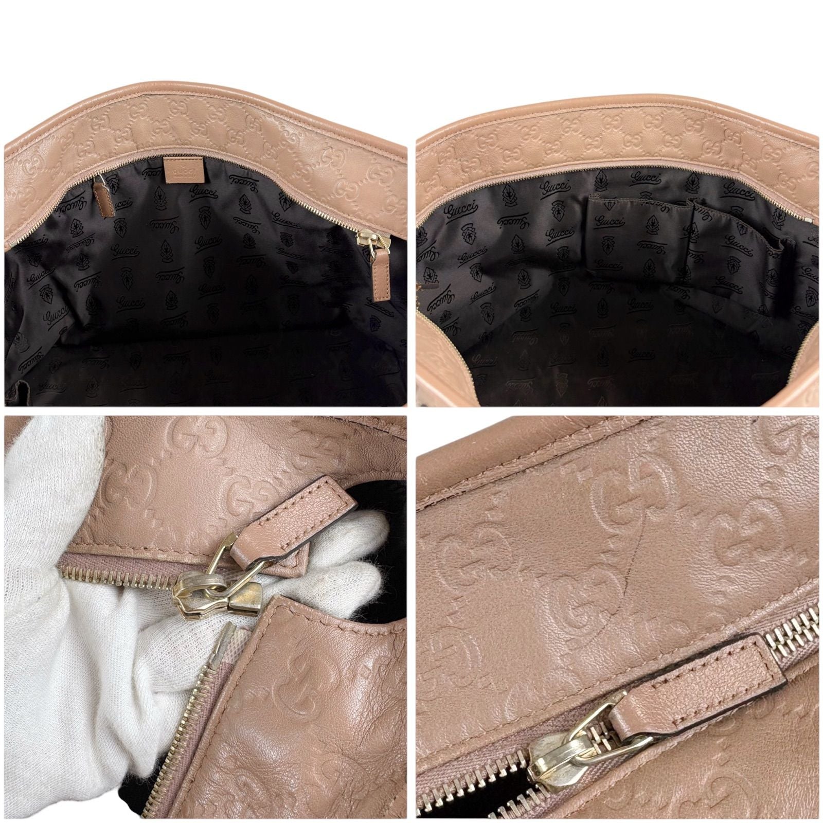 Gucci Marais the Tote Shoulder Bag Semi Pink Beige — view 7