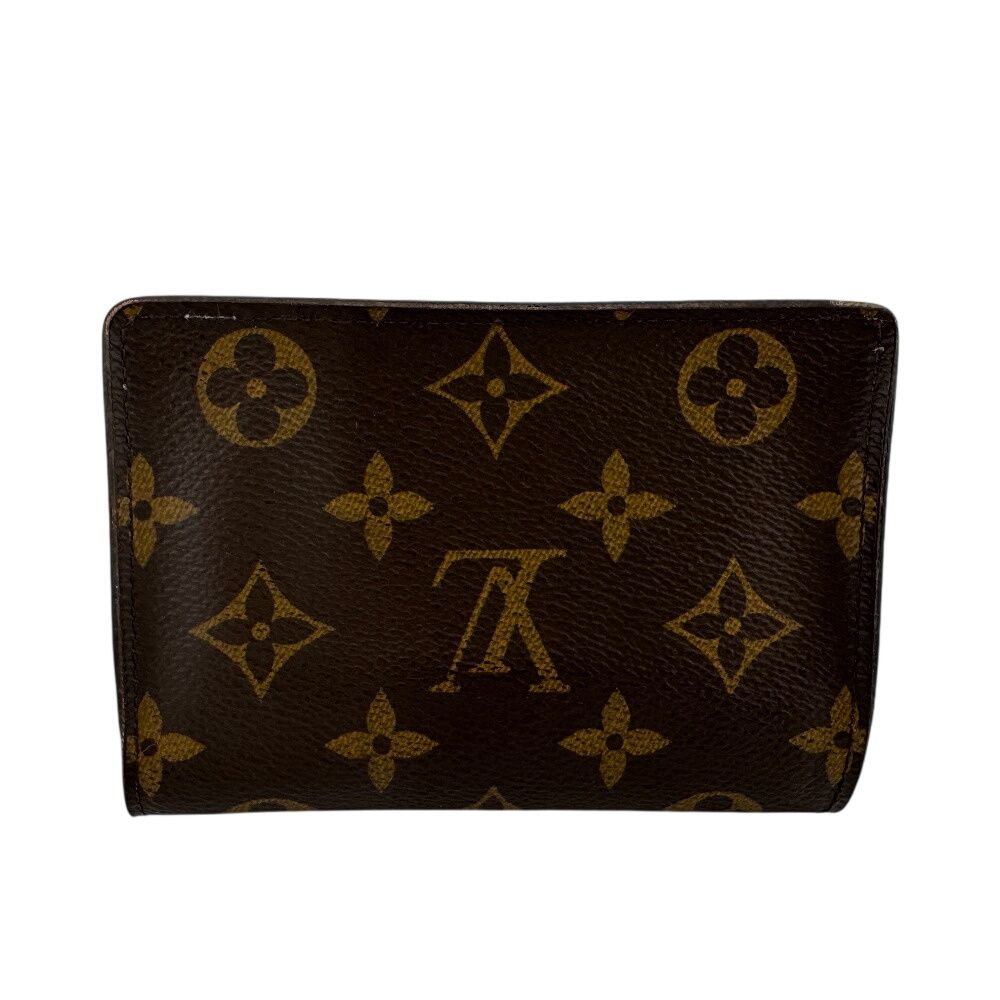 Louis Vuitton Compact Wallet Portefeuille Juliette Monogram Leather Bifold Brown — view 2