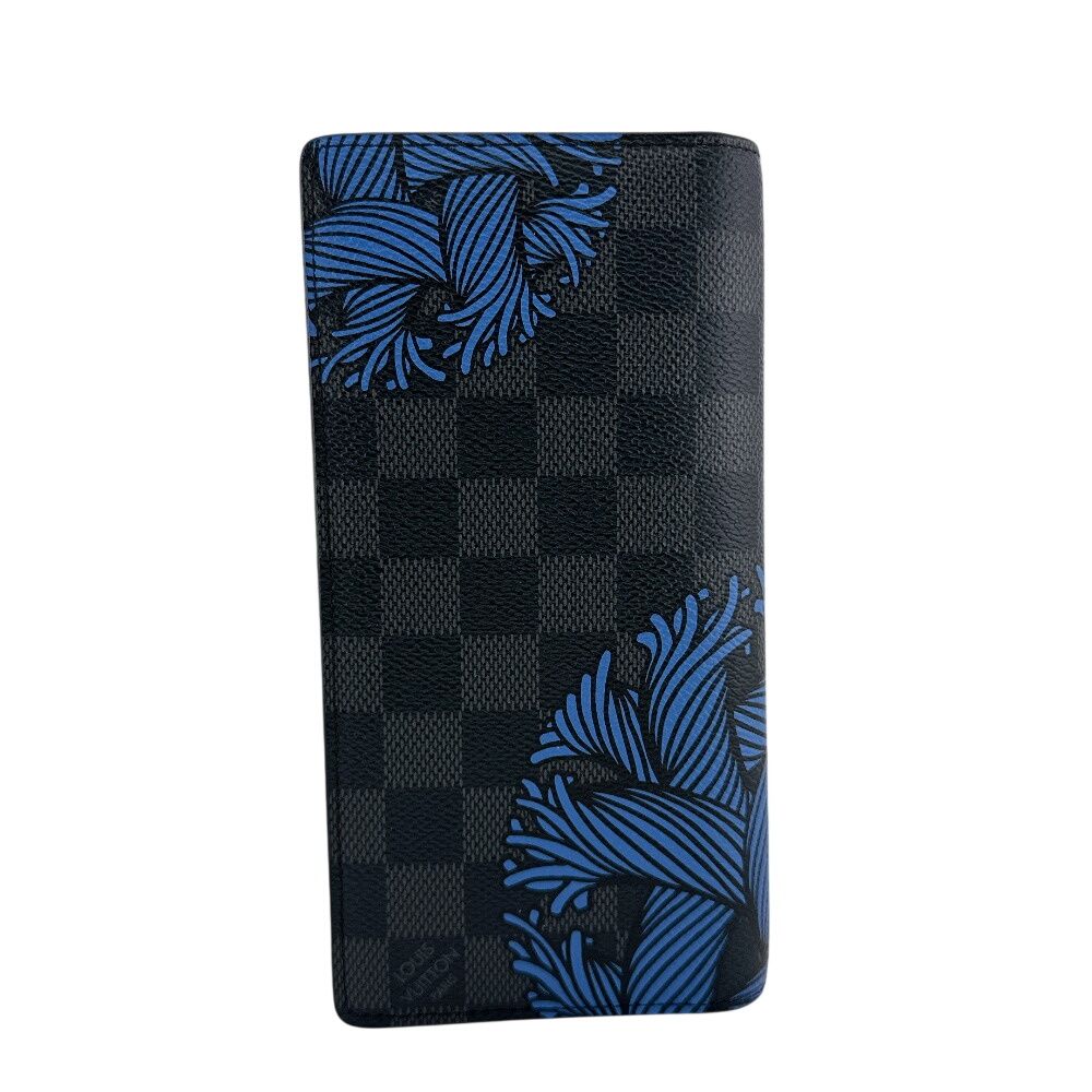 Louis Vuitton Portefeuille Plaza Damier Leather Wallet Black — view 2