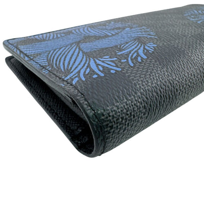 Louis Vuitton Portefeuille Plaza Damier Leather Wallet Black — view 4