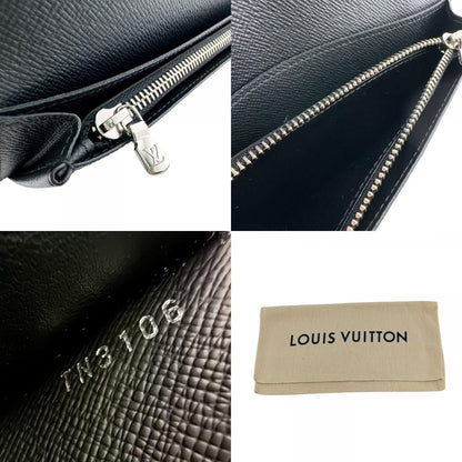 Louis Vuitton Portefeuille Plaza Damier Leather Wallet Black — view 8