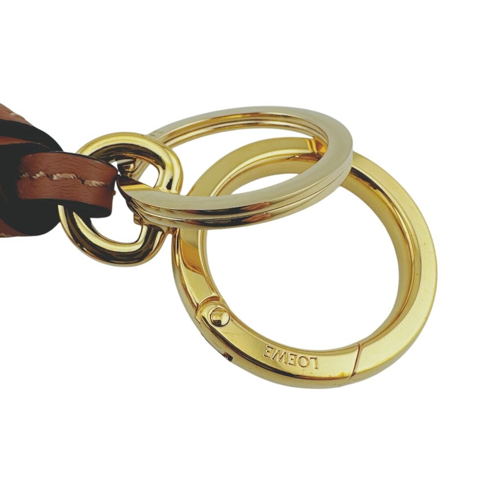 Loewe Anagram Charm Brown Keychain — view 6