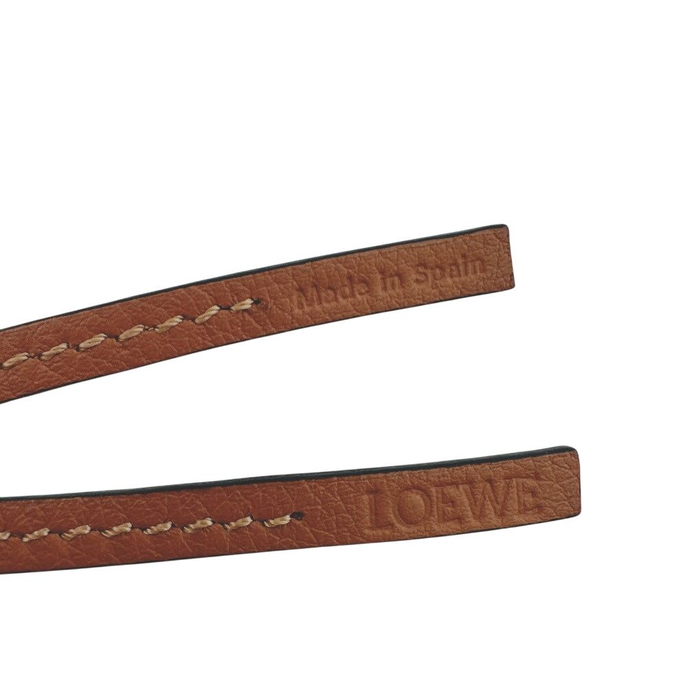 Loewe Anagram Charm Brown Keychain — view 5
