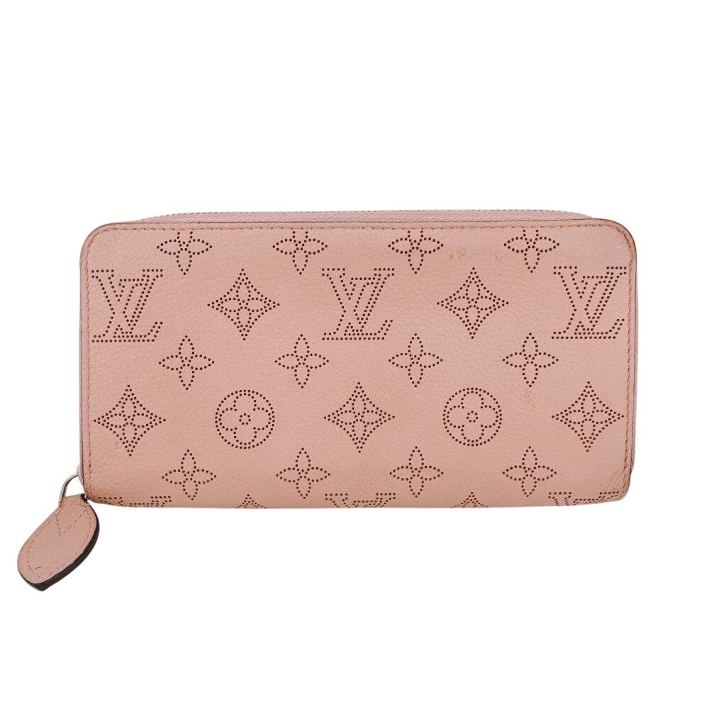 Louis Vuitton Zippy Wallet Mahina Monogram Pink