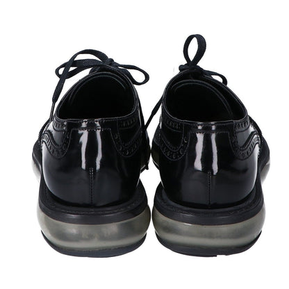 Prada Black Patent Air Sole Wingtip Shoes — view 3