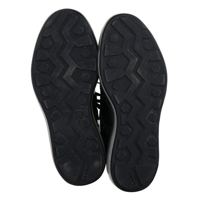 Prada Black Patent Air Sole Wingtip Shoes — view 6