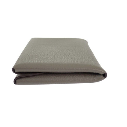 Hermes Calvi Duo Coin Case Evercolor Gray Grimeia — view 5