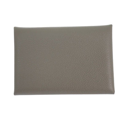 Hermes Calvi Duo Coin Case Evercolor Gray Grimeia — view 2