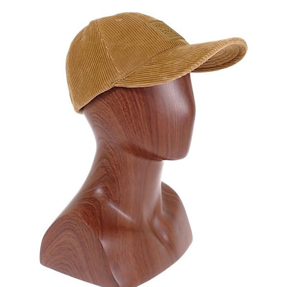 Loewe Anagram Patch Cap Corduroy Cap Hat Cotton Beige — view 4