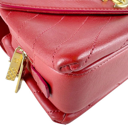 Chanel Shoulder Bag Red — view 8
