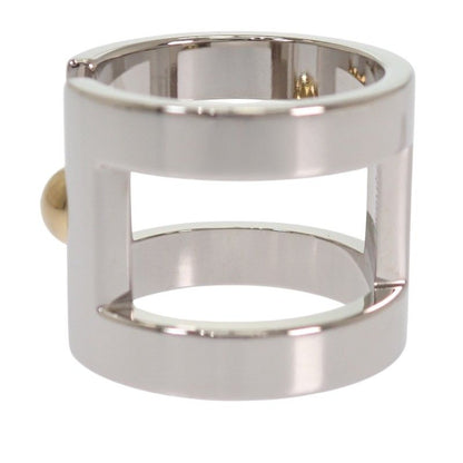 Hermes Lou 00 Scarf Ring Metal Silver — view 5