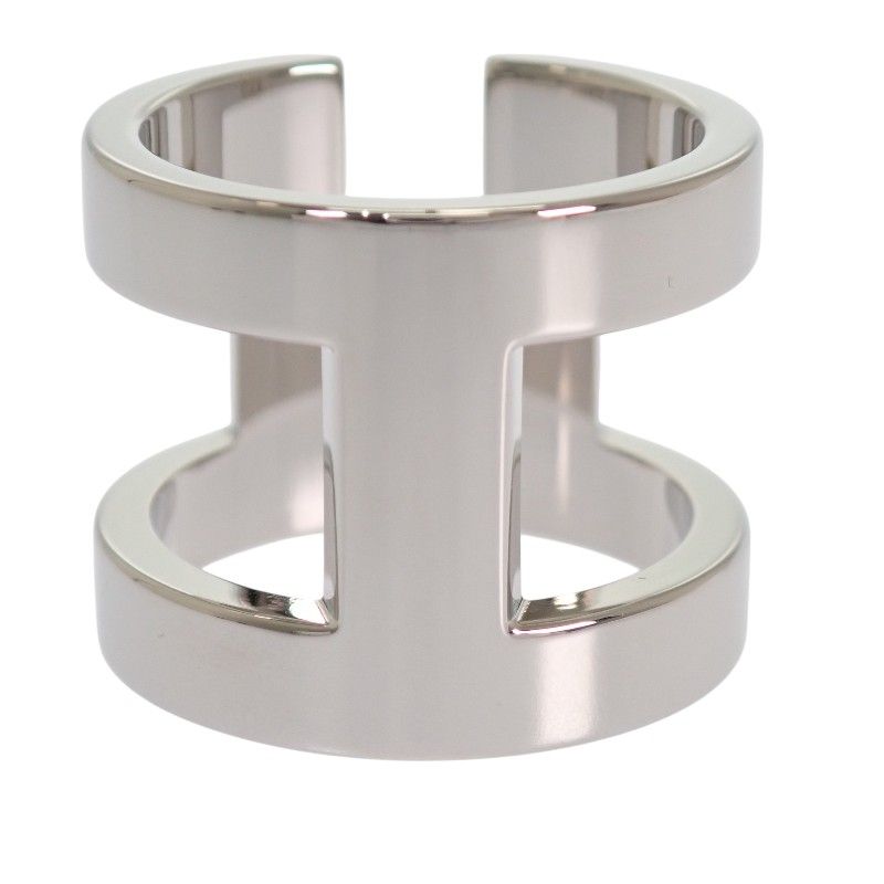 Hermes Lou 00 Scarf Ring Metal Silver — view 3