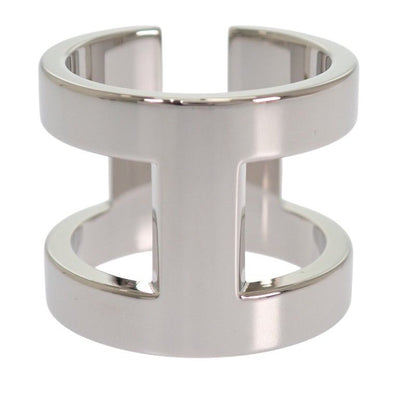 Hermes Lou 00 Scarf Ring Metal Silver — view 3