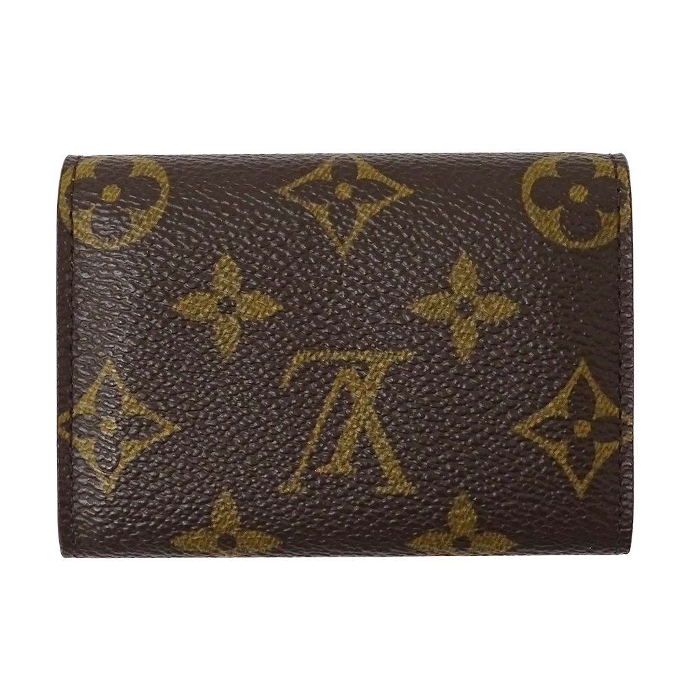 Louis Vuitton Wallet Monogram Coin Case Porte-Monnaie Plastic Brown Purse — view 2