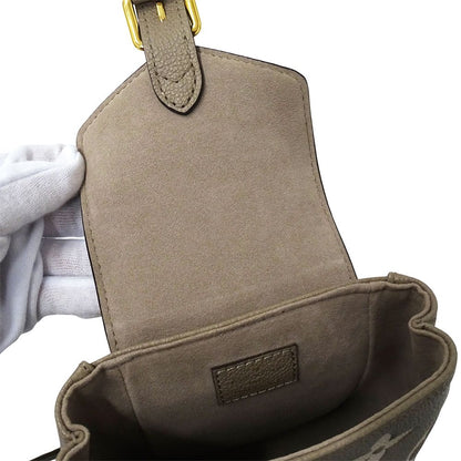 Louis Vuitton Bicolor Monogram Empreinte Tiny Backpack Tourterelle Cles Beige — view 9