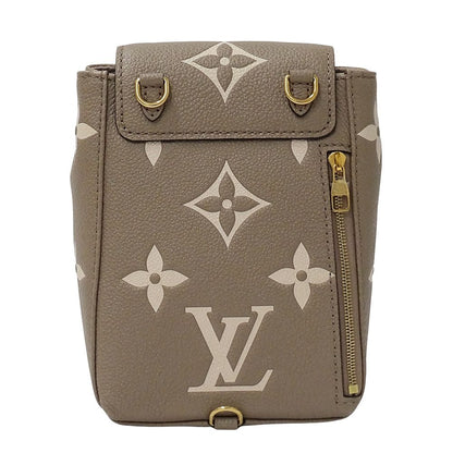 Louis Vuitton Bicolor Monogram Empreinte Tiny Backpack Tourterelle Cles Beige — view 2